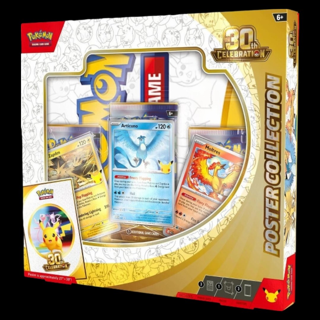 PRE ORDER Pokemon 30th Celebration Poster Collection (EXPECTED TO SHIP 9/16)
