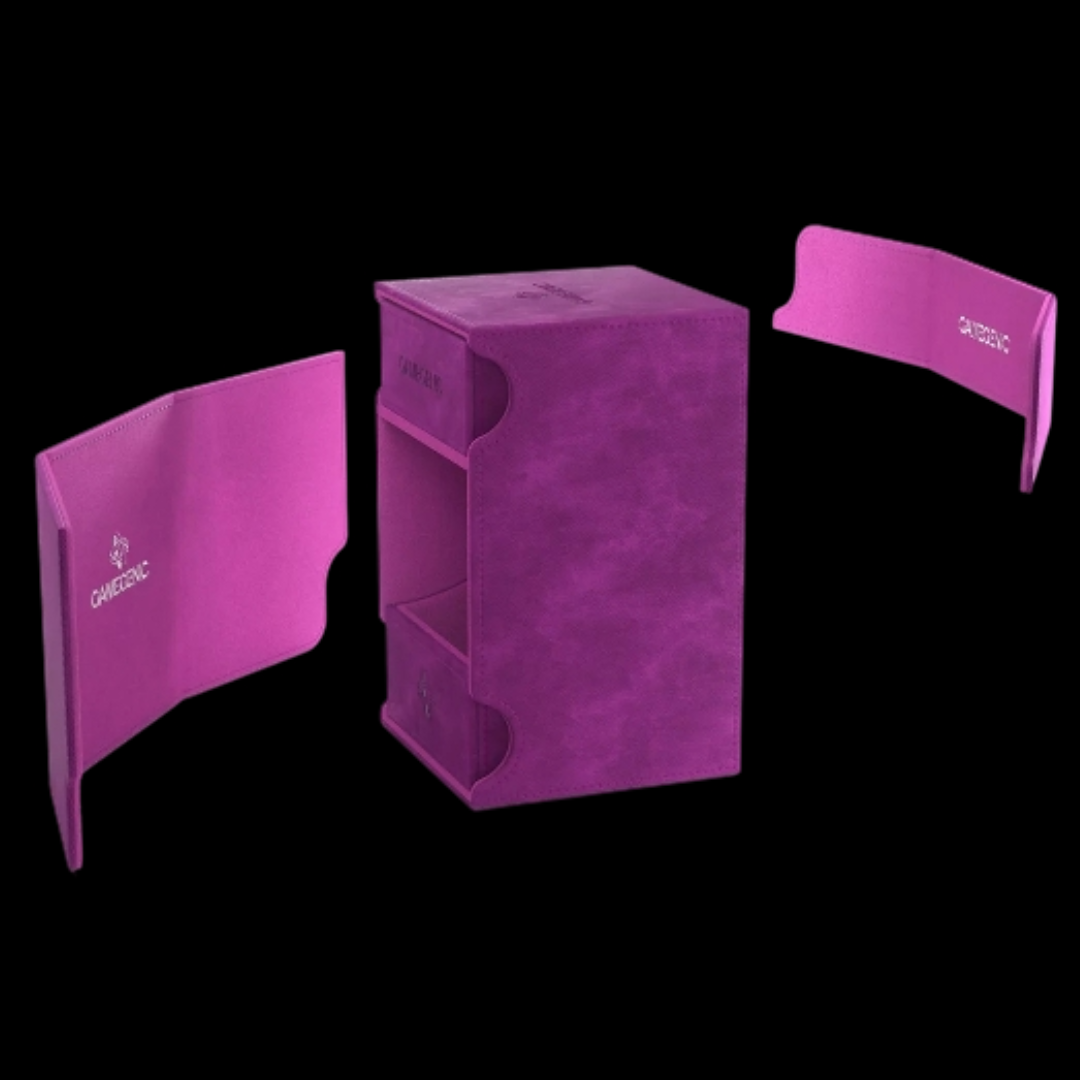 GAMEGENIC: WATCHTOWER 100+ XL DECK BOX (PURPLE)