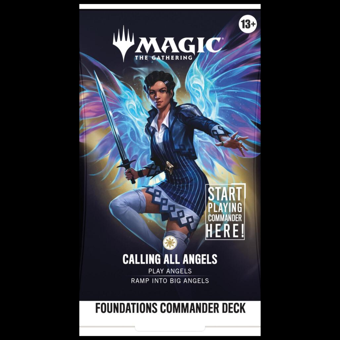 PRE ORDER Magic The Gathering: Foundations Commander Deck - Calling All Angels (EXPECTED TO SHIP 10/2)