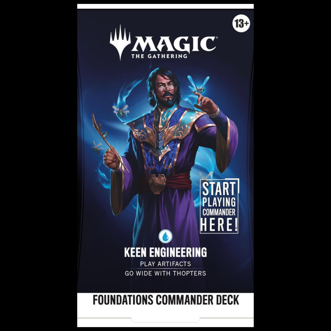 PRE ORDER Magic The Gathering: Foundations Commander Deck - Keen Engineering (EXPECTED TO SHIP 10/2)