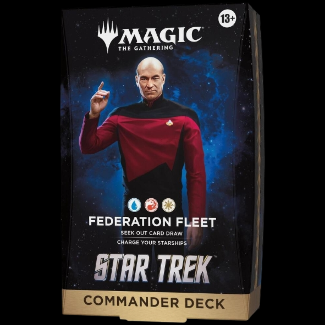 PRE ORDER Magic The Gathering: Star Trek Commander Deck - Federation Fleet (EXPECTED TO SHIP 11/13)