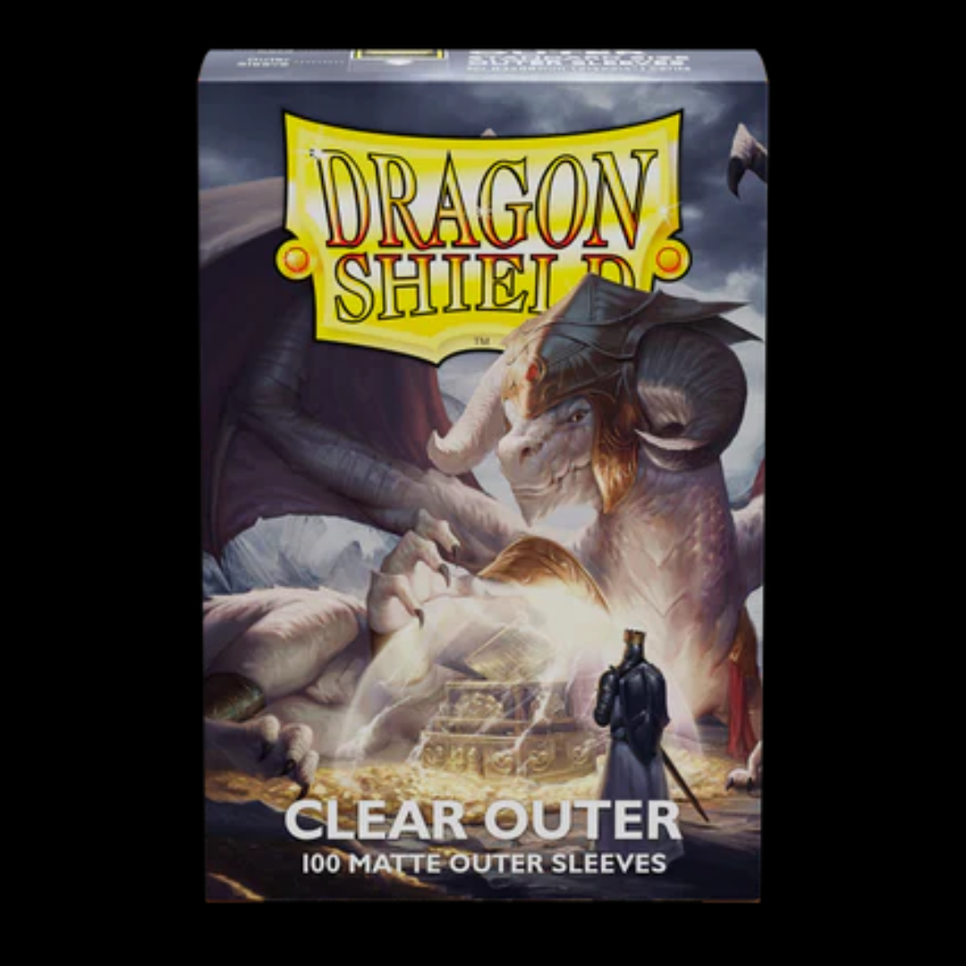 Dragon Shield Sleeves: Outer Sleeves Standard Matte - Clear 100CT