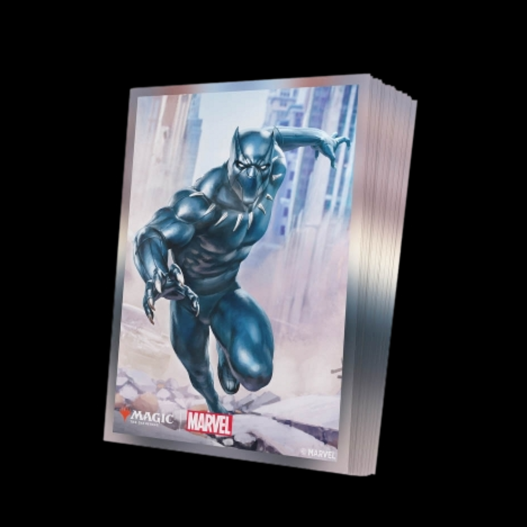 GAMEGENIC: MAGIC THE GATHERING: MARVEL SUPER HEROES: PREMIUM ART SLEEVES: BLACK PANTHER