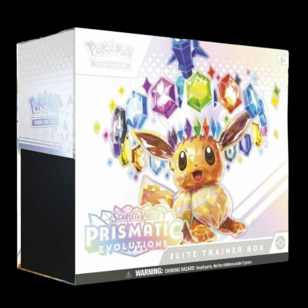 Pokemon Prismatic Evolutions Elite Trainer Box – Fabled Tavern