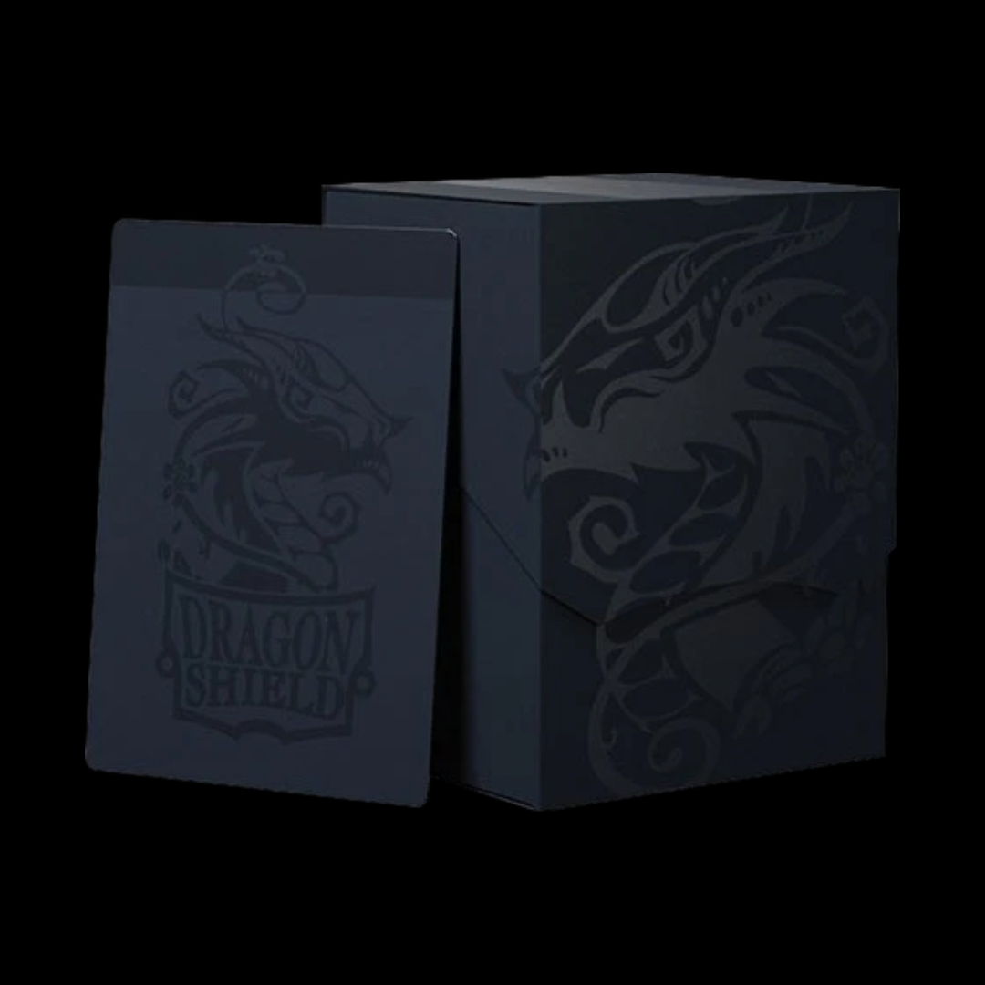 DRAGON SHIELD: DECK SHELL REVISED DECK BOX: MIDNIGHT BLUE-BLACK