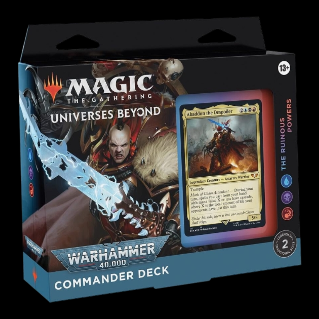 Magic The Gathering: Universes Beyond: Warhammer 40,000 - The Ruinous Powers Commander Deck Precon