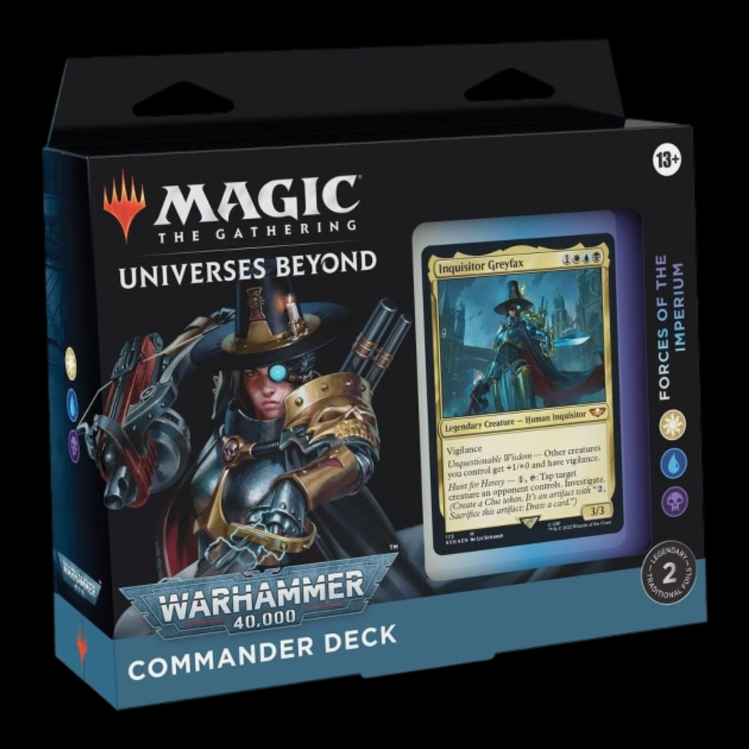 Magic The Gathering: Universes Beyond: Warhammer 40,000 - Forces of the Imperium Commander Deck Precon