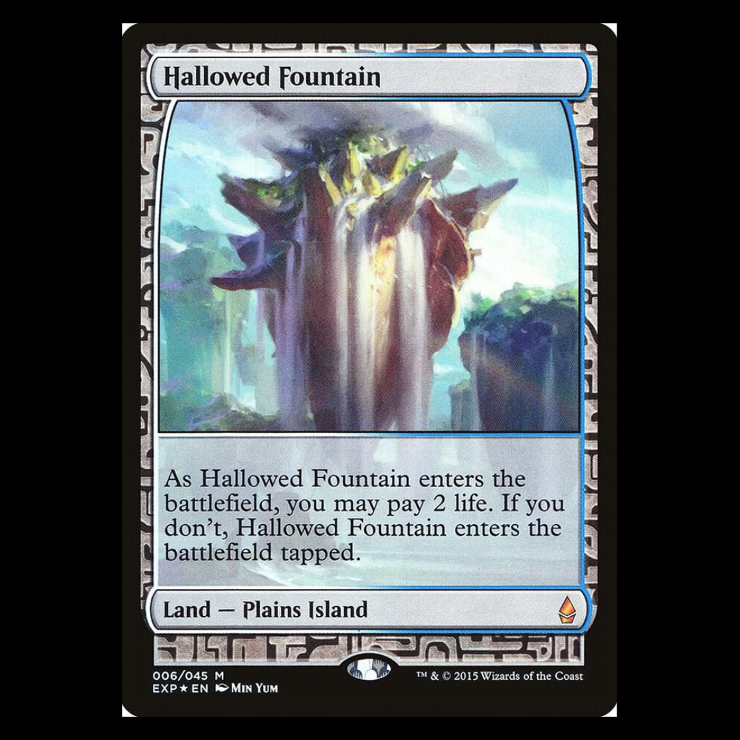 NEAR MINT FOIL Hallowed Fountain - Zendikar Expeditions