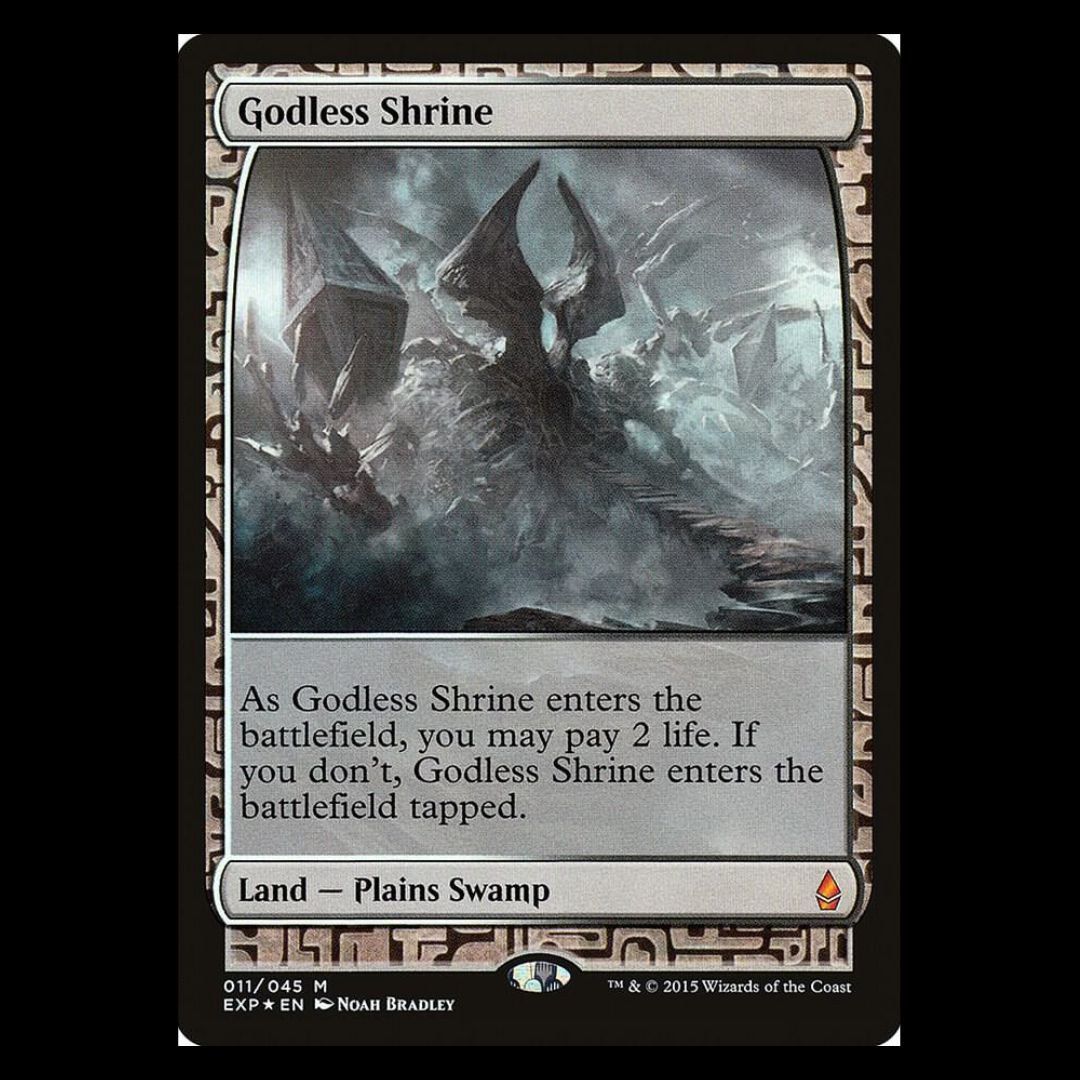 NEAR MINT FOIL Godless Shrine - Zendikar Expeditions
