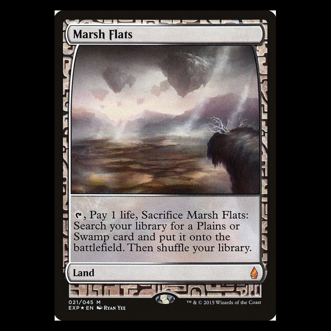 NEAR MINT FOIL Marsh Flats - Zendikar Expeditions