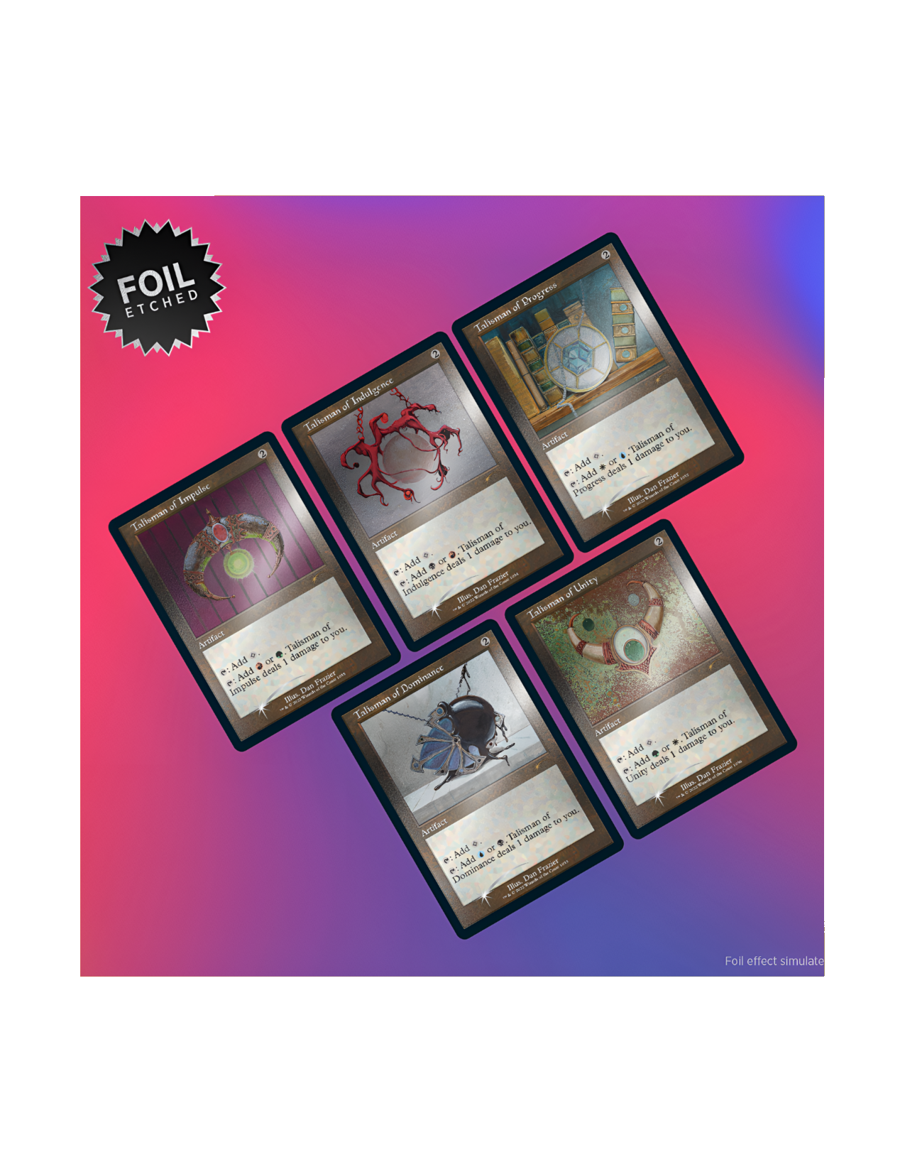Secret Lair Drop: Dan Frazier Is Back Again: The Allied Talismans - Foil Etched Edition