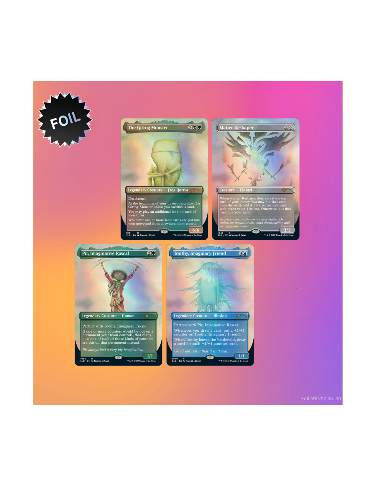 Secret Lair Drop: Imaginary Friends - Traditional Foil Edition