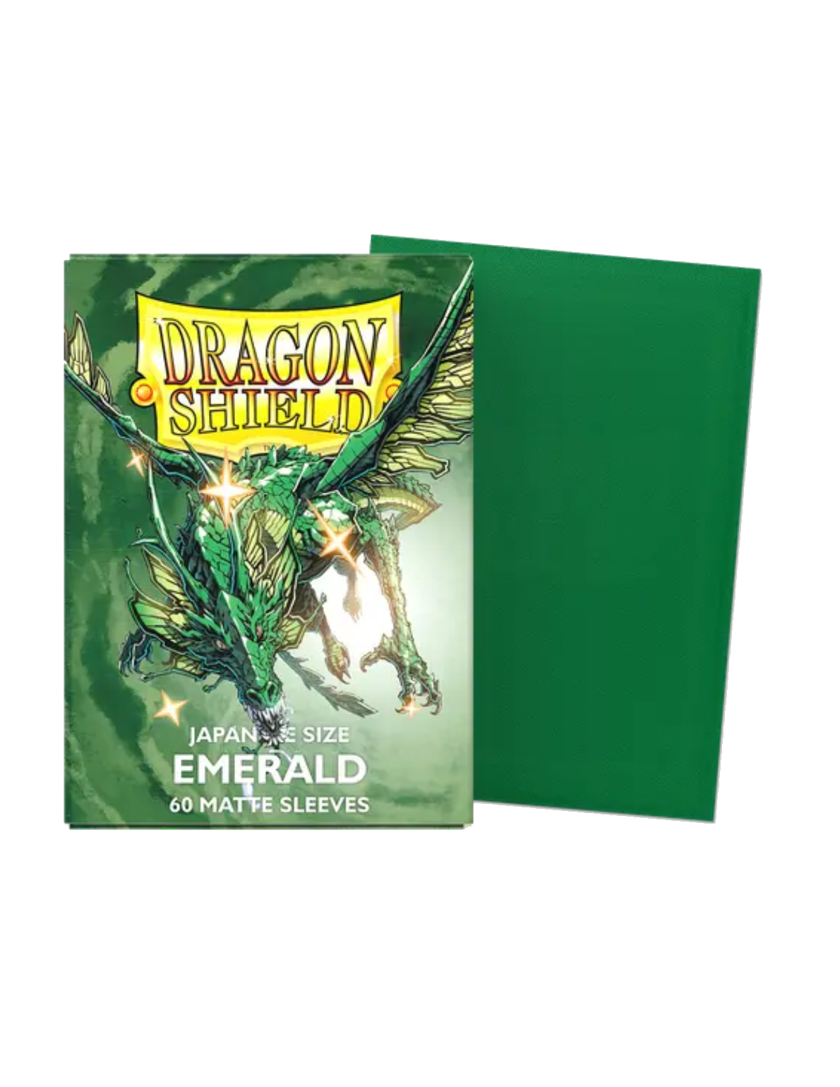 Dragon Shield Matte Sleeves (JAPANESE SIZED) - Emerald (60)