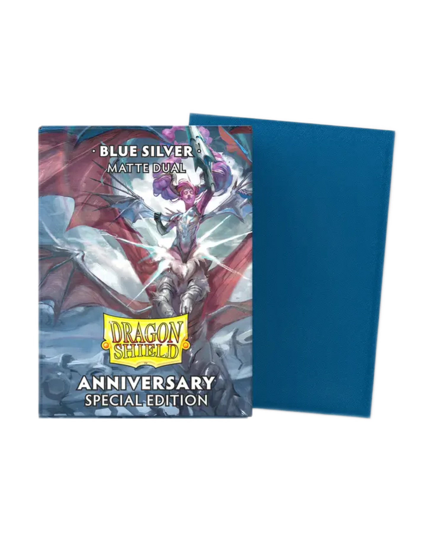 Dragon Shield 25th Special Edition Sleeves Matte - Blue Silver (100)