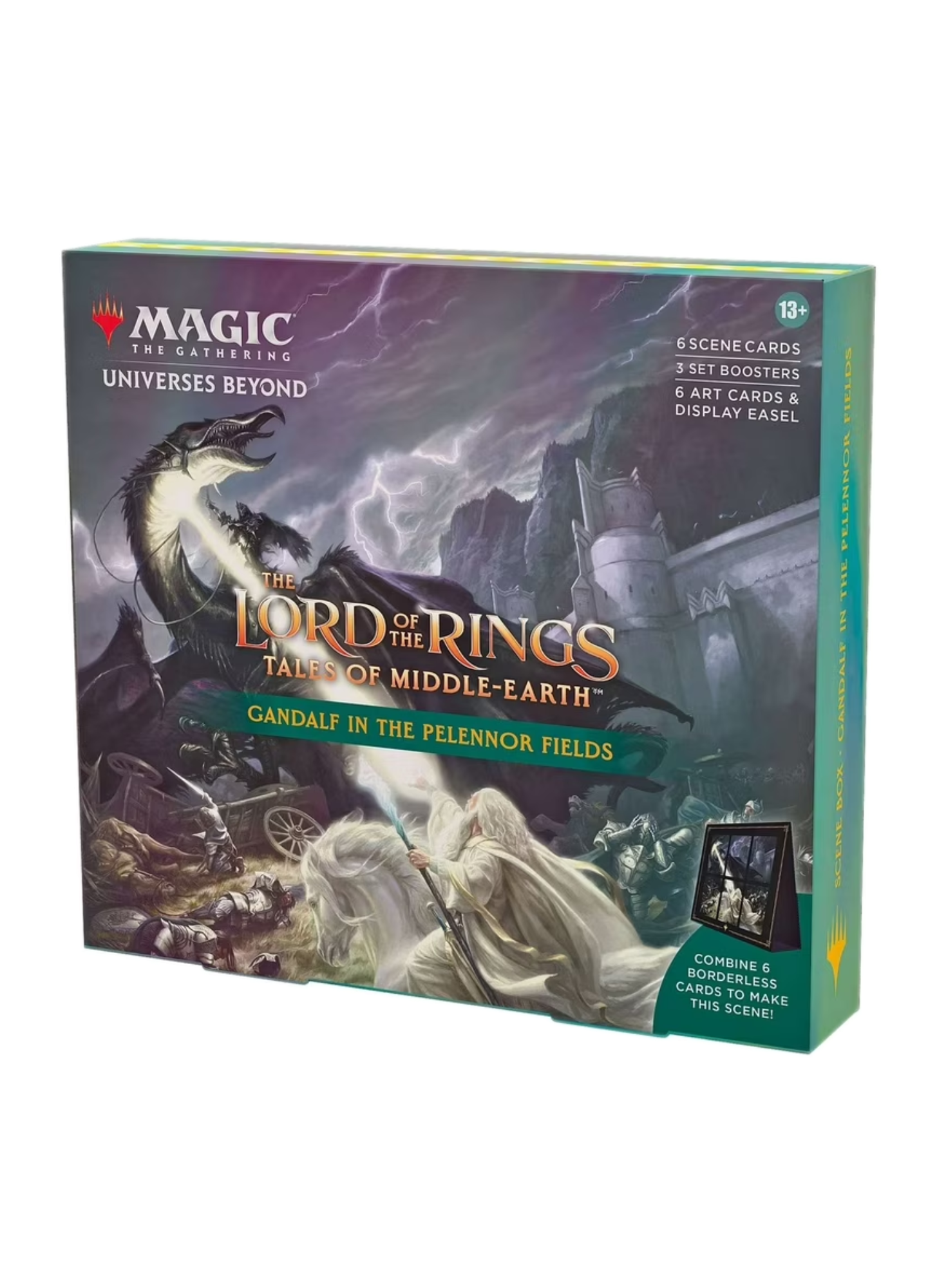 MTG Set Boosters Magic: The Gathering Lord Of The Rings Scene Box - Gandalf At Pelennor Fields With 6 Foil Cards & Boosters Avatar Mtg MTG Set Boosters Magic: The Gathering Lord Of The Rings Scene Box - Gandalf At Pelennor Fields With 6 Foil Cards & Boosters Avatar Mtg