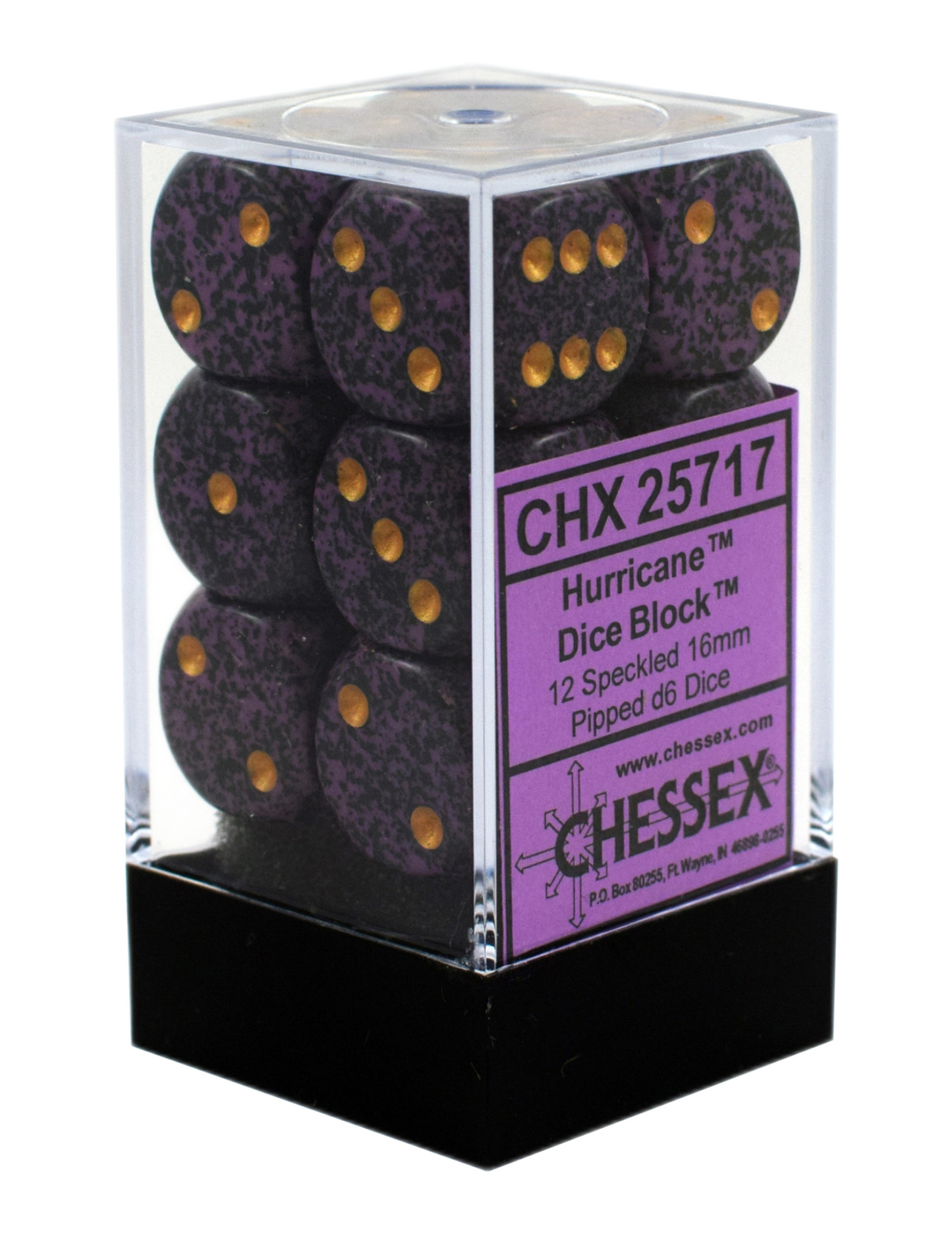Chessex: Speckled Hurricane 16Mm D6 Dice Block
