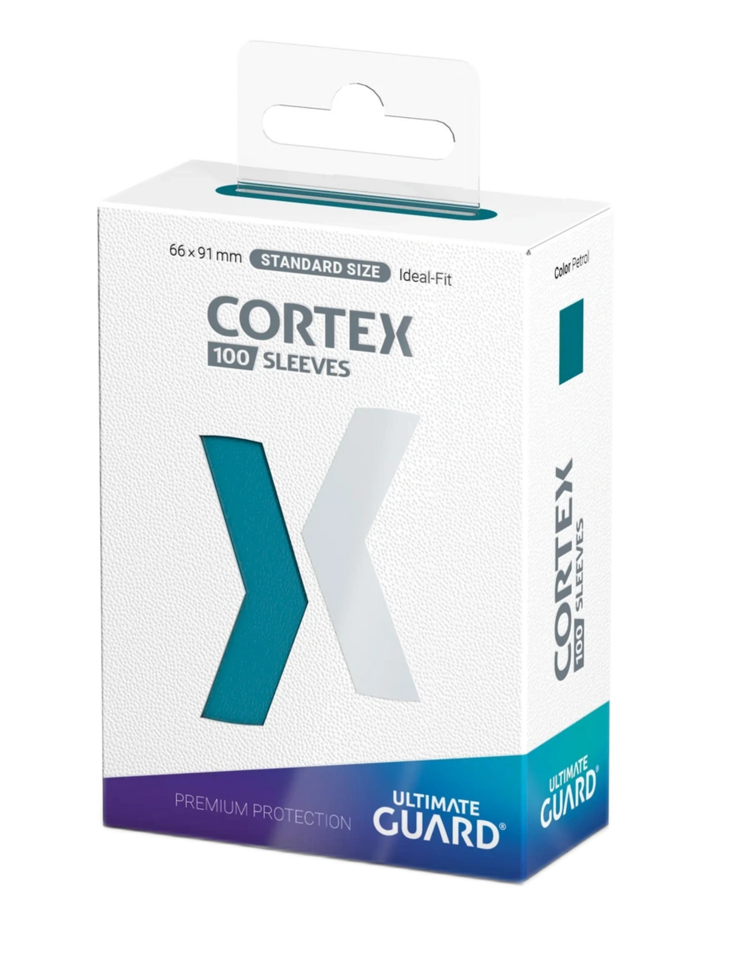 Cortex Sleeves Standard Size Glossy - Petrol (100)