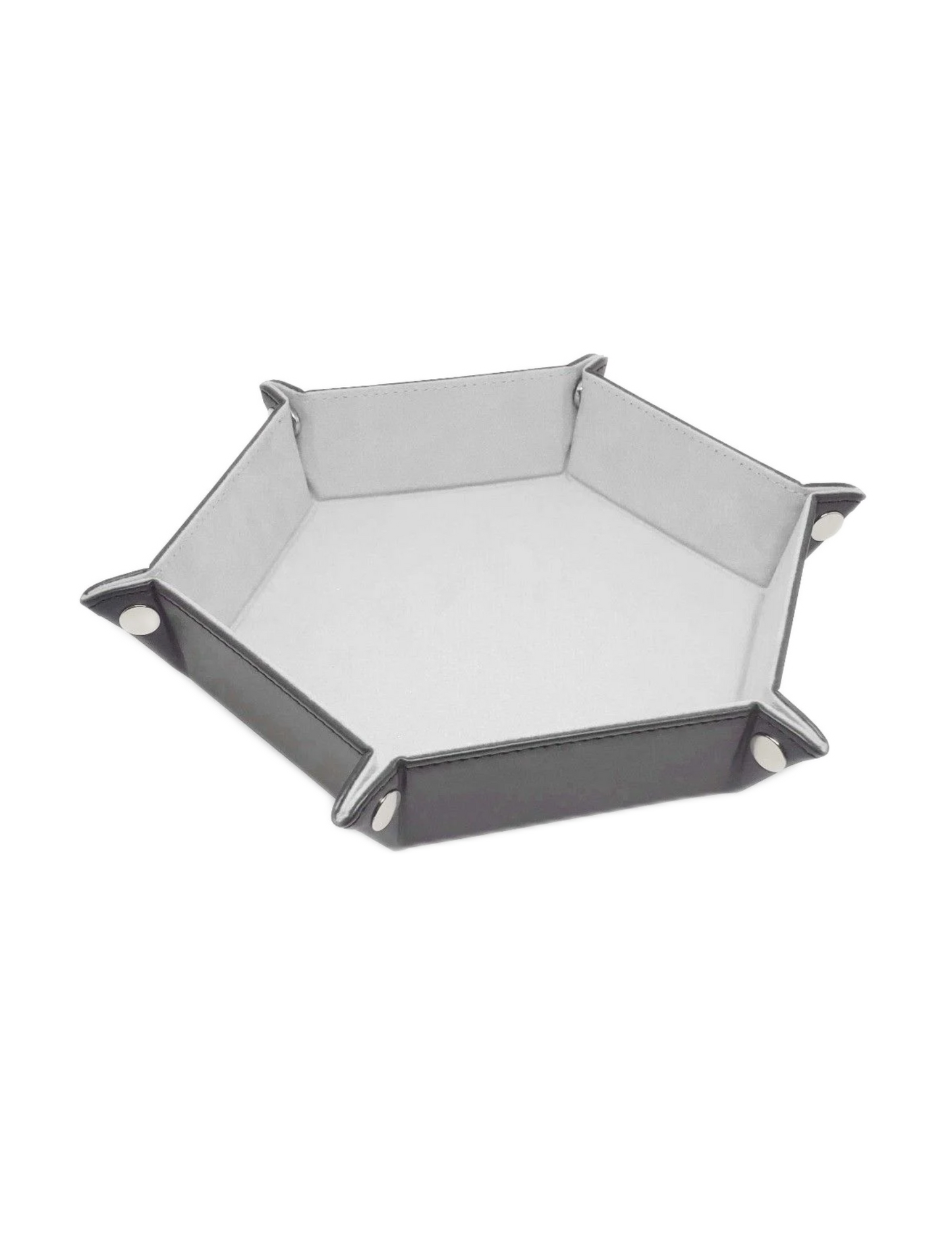 Hexagon Dice Tray- White