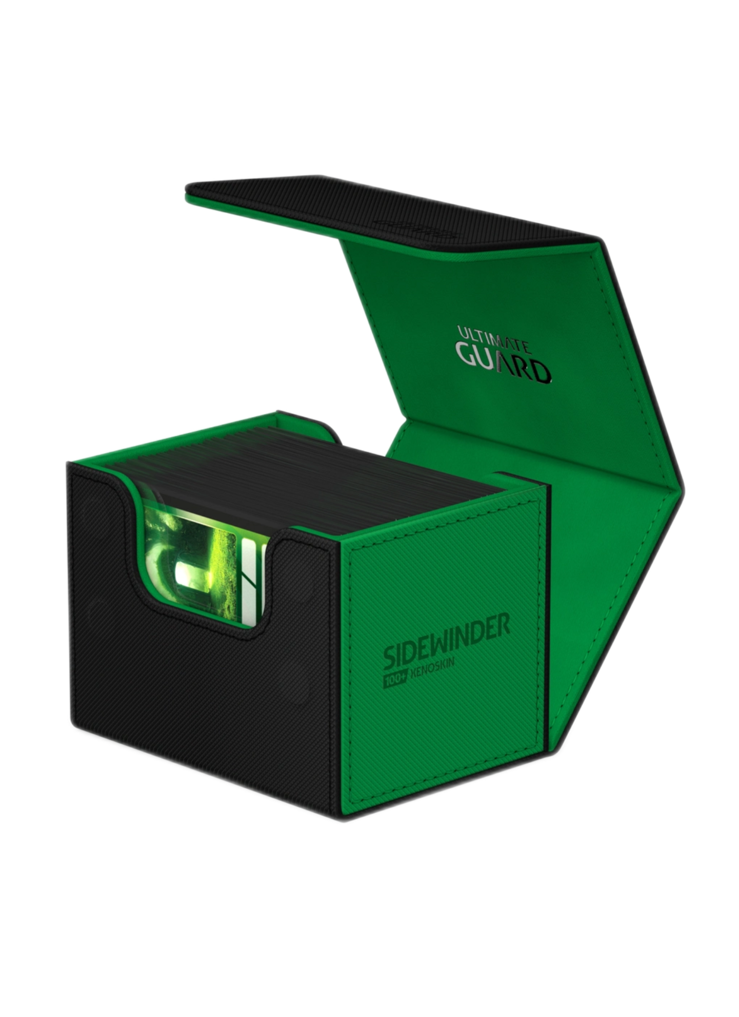 Sidewinder 100+ Xenoskin Synergy Deck Box - Black/Green