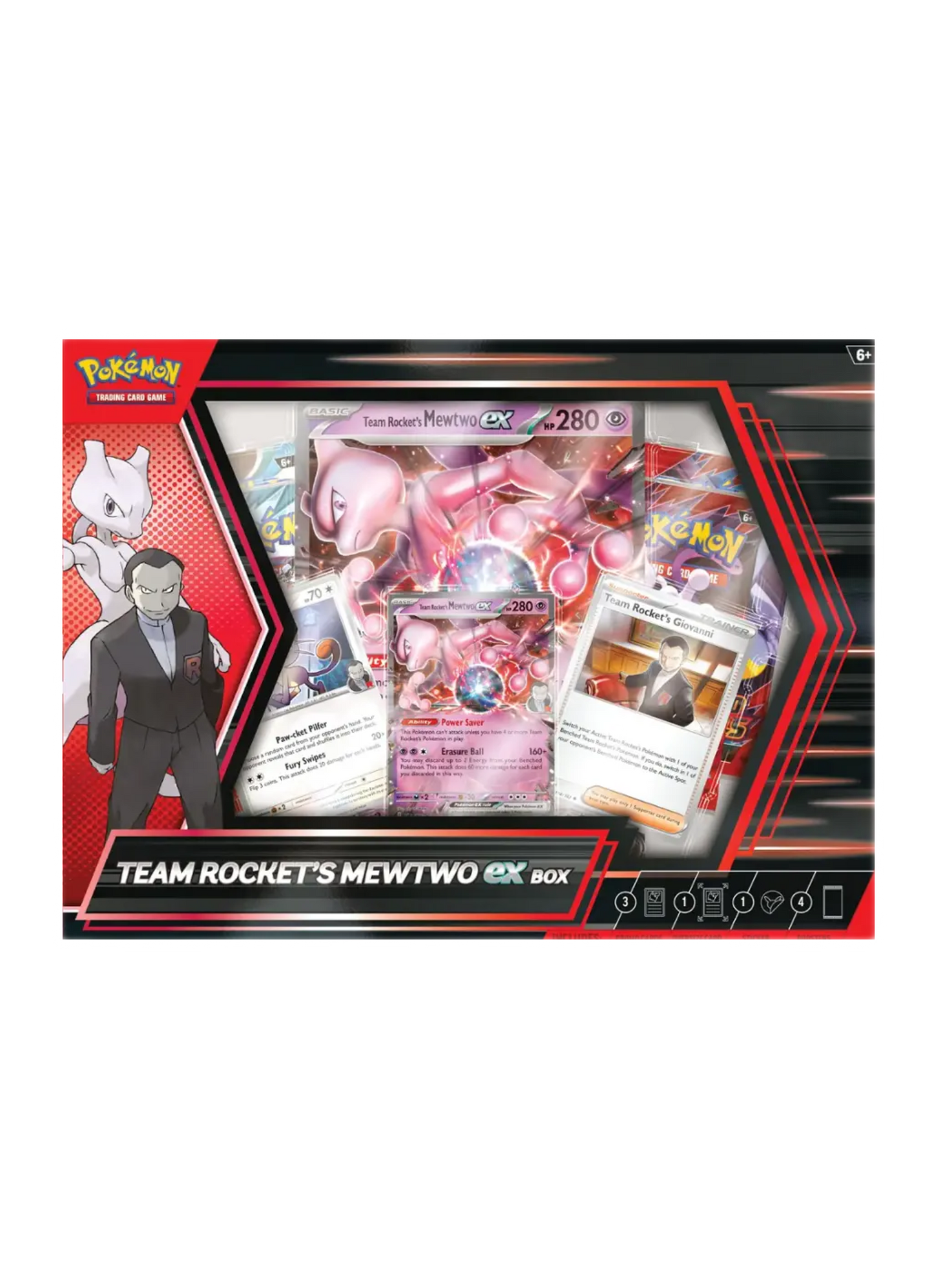 POKEMON TCG: TEAM ROCKET'S MEWTWO EX BOX