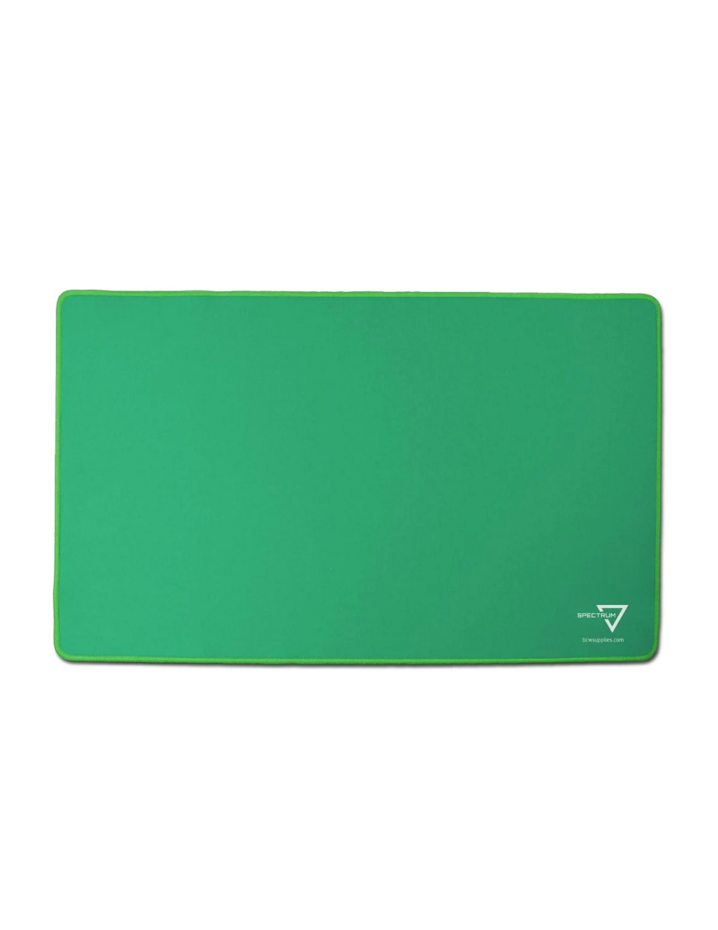 BCW SUPPLIES: SPECTRUM PLAYMAT: STITCHED GREEN