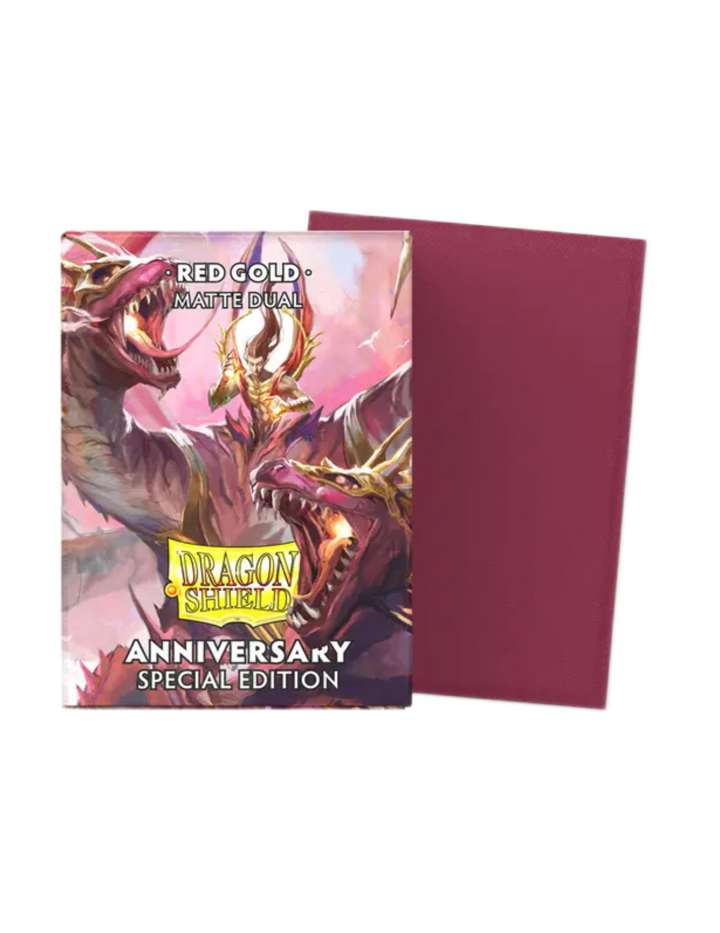 Dragon Shield 25th Special Edition Sleeves Dual Matte - Red Gold (100)