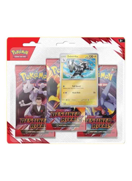 Destined Rivals 3 Pack Blister (Zebstrika or Kangaskhan)