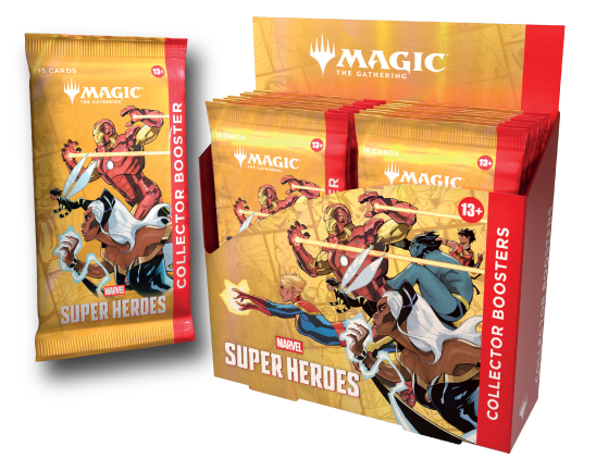 Magic The Gathering: Marvel Super Heroes - Collector Booster Display