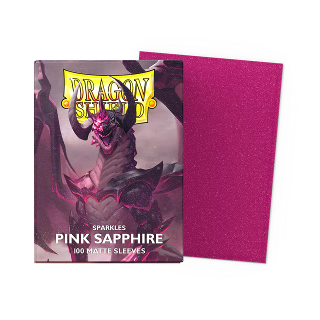 Dragon Shield Sleeves: Standard Matte - Pink Sapphire 100CT