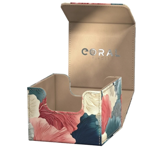 Sidewinder 133+ Deck Box Xenoskin "Coral Places" - Reef Flowers