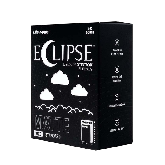ULTRA PRO: ECLIPSE SLEEVES: STANDARD MATTE ARCTIC WHITE (105CT)