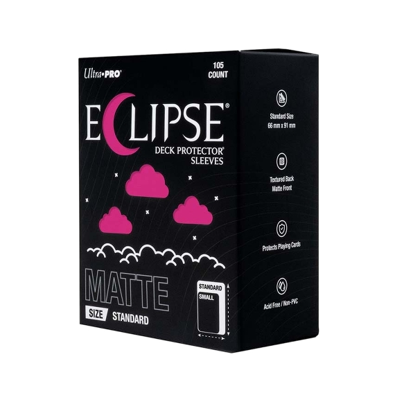 ULTRA PRO: ECLIPSE SLEEVES: STANDARD MATTE HOT PINK (105CT)