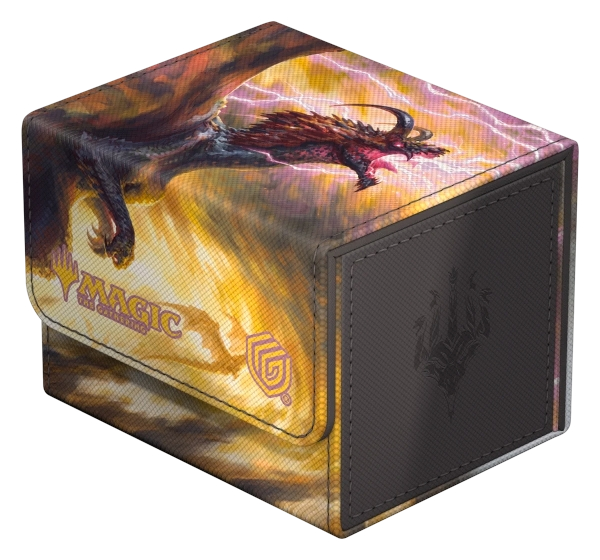 Sidewinder 100+ Xenoskin Deck Box Magic: The Gathering "Tarkir: Dragonstorm" Ghostfire - Stormscale Scion