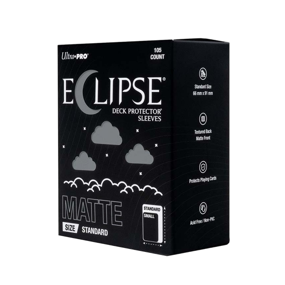 ULTRA PRO: ECLIPSE SLEEVES: STANDARD MATTE: SMOKE GREY (105CT)