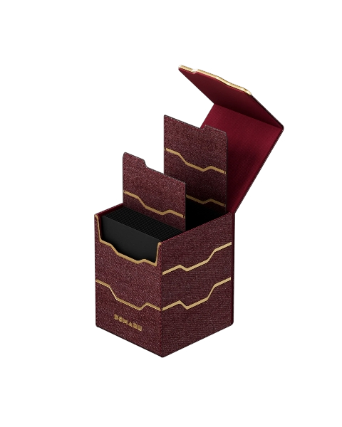 DOMARU Armory Collection Vertex 100+ Toploading Box - Carnelian