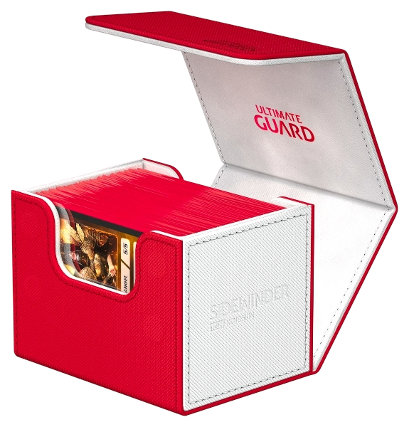 Sidewinder 100+ Xenoskin Synergy Deck Boxes - Red/White