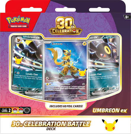 Pokemon 30th Celebration - Umbreon ex - Battle Deck