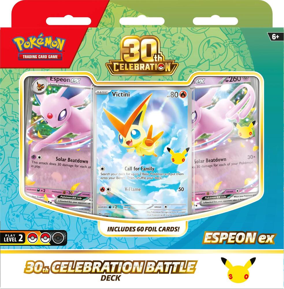 Pokemon 30th Celebration - Espeon ex - Battle Deck