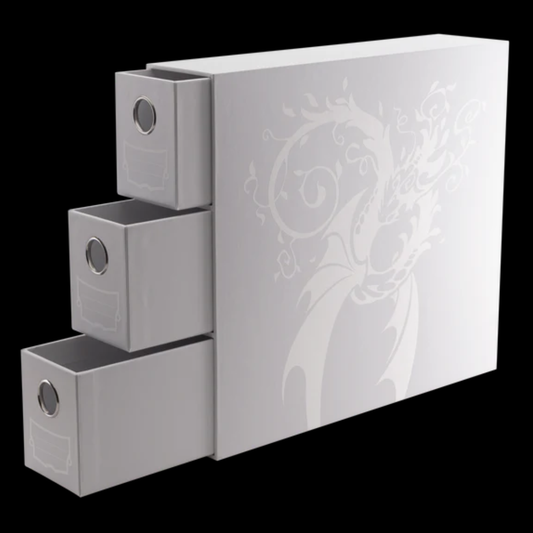 Dragon Shield Storage: Fortress Card Drawers Verticle 3 XL - White