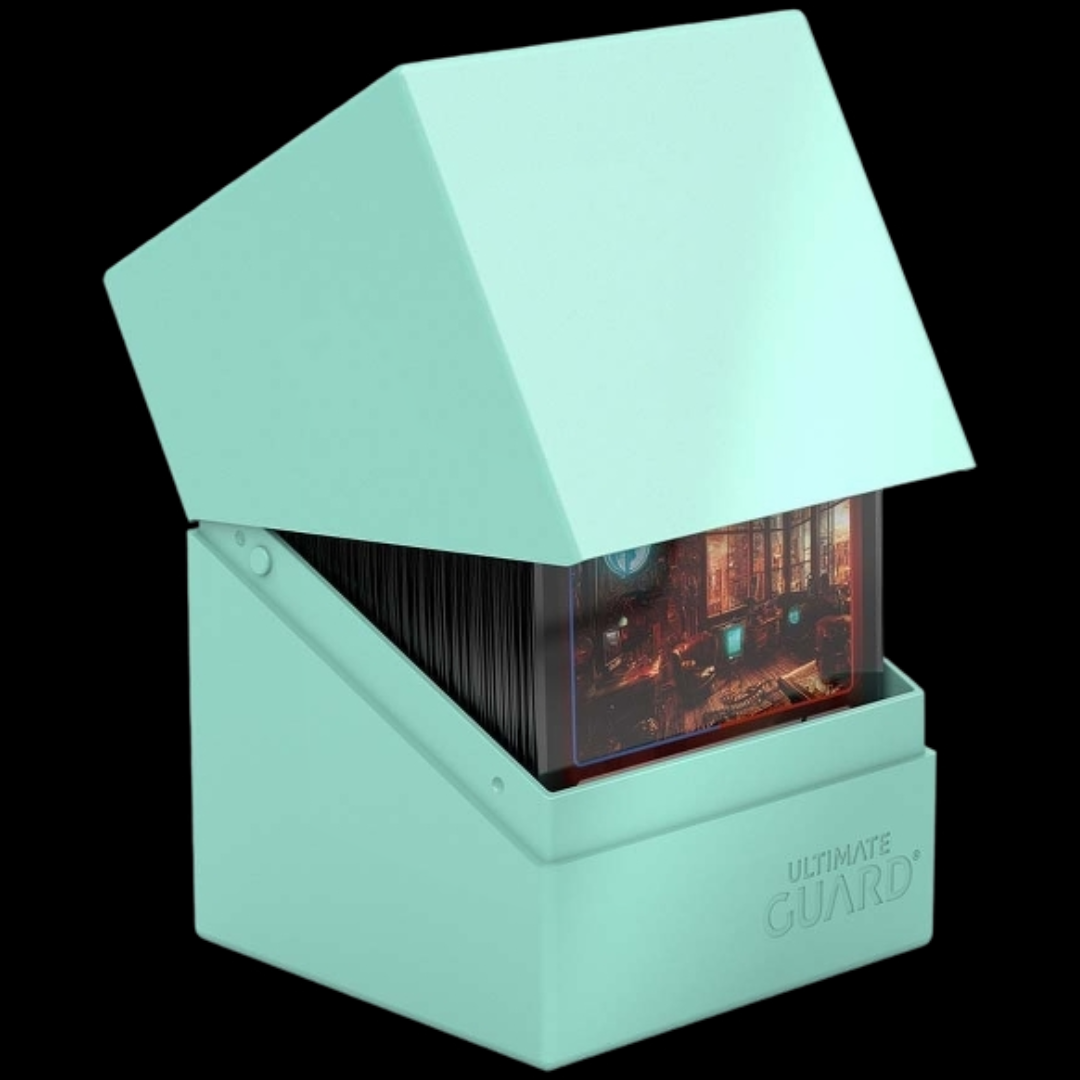 Boulder 100+ Deck Box: Solid Pastel Mint Green