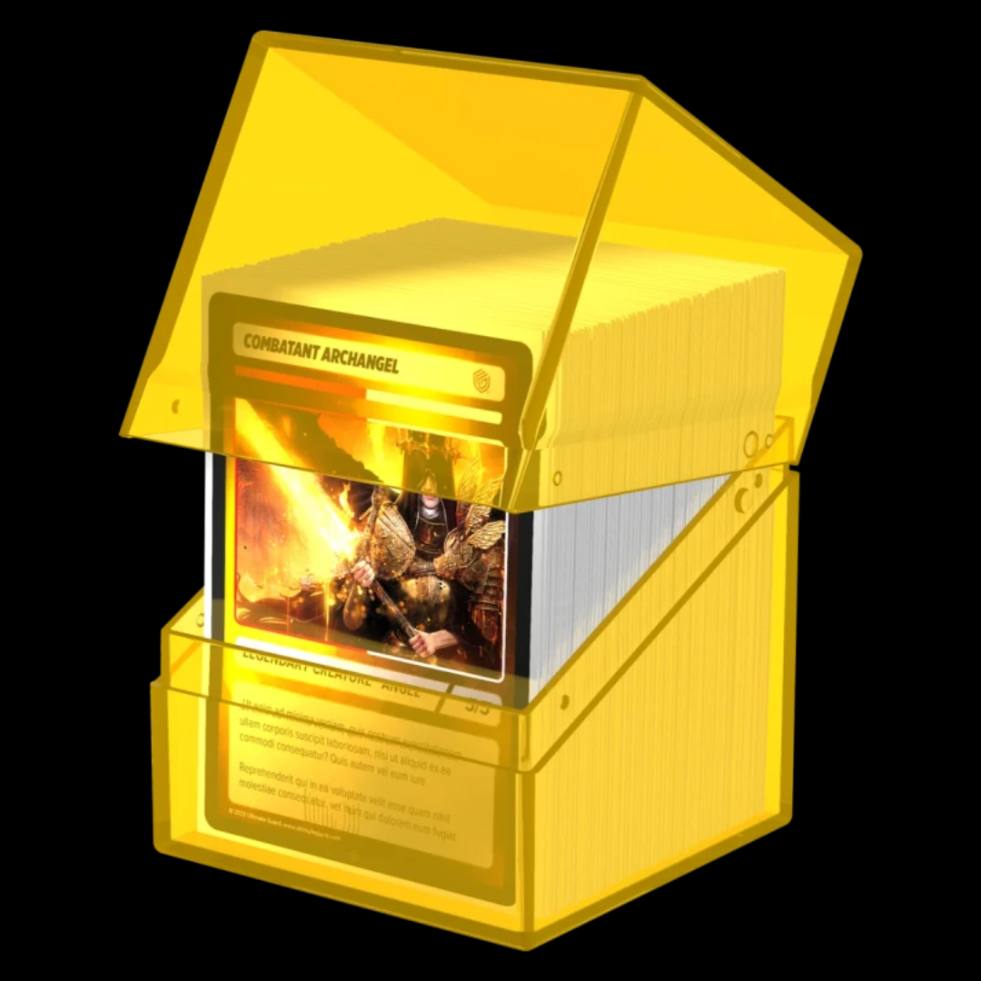 Boulder 100+ Deck Box Clear - Amber