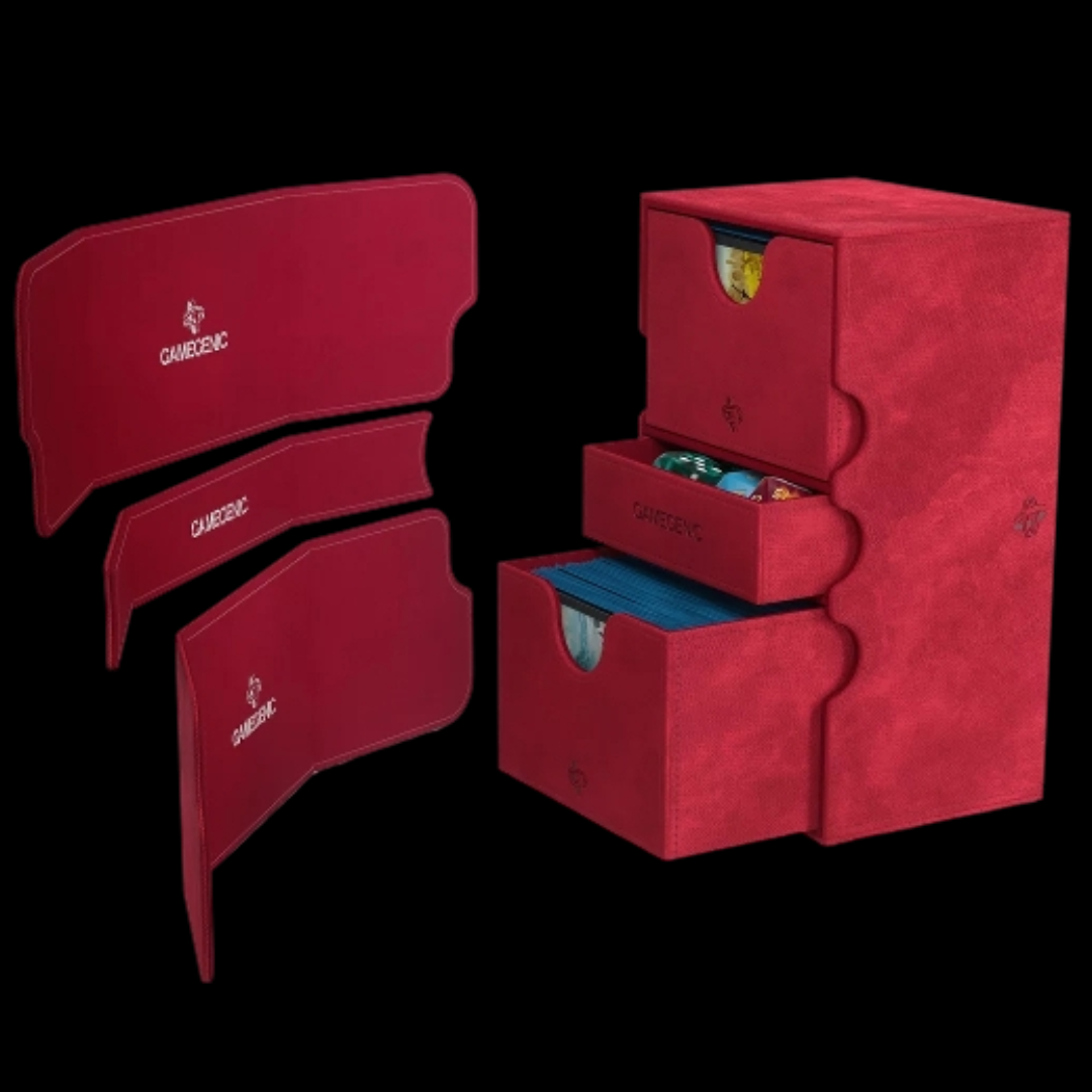 GAMEGENIC: STRONGHOLD DECK BOX 200+ XL (RED)