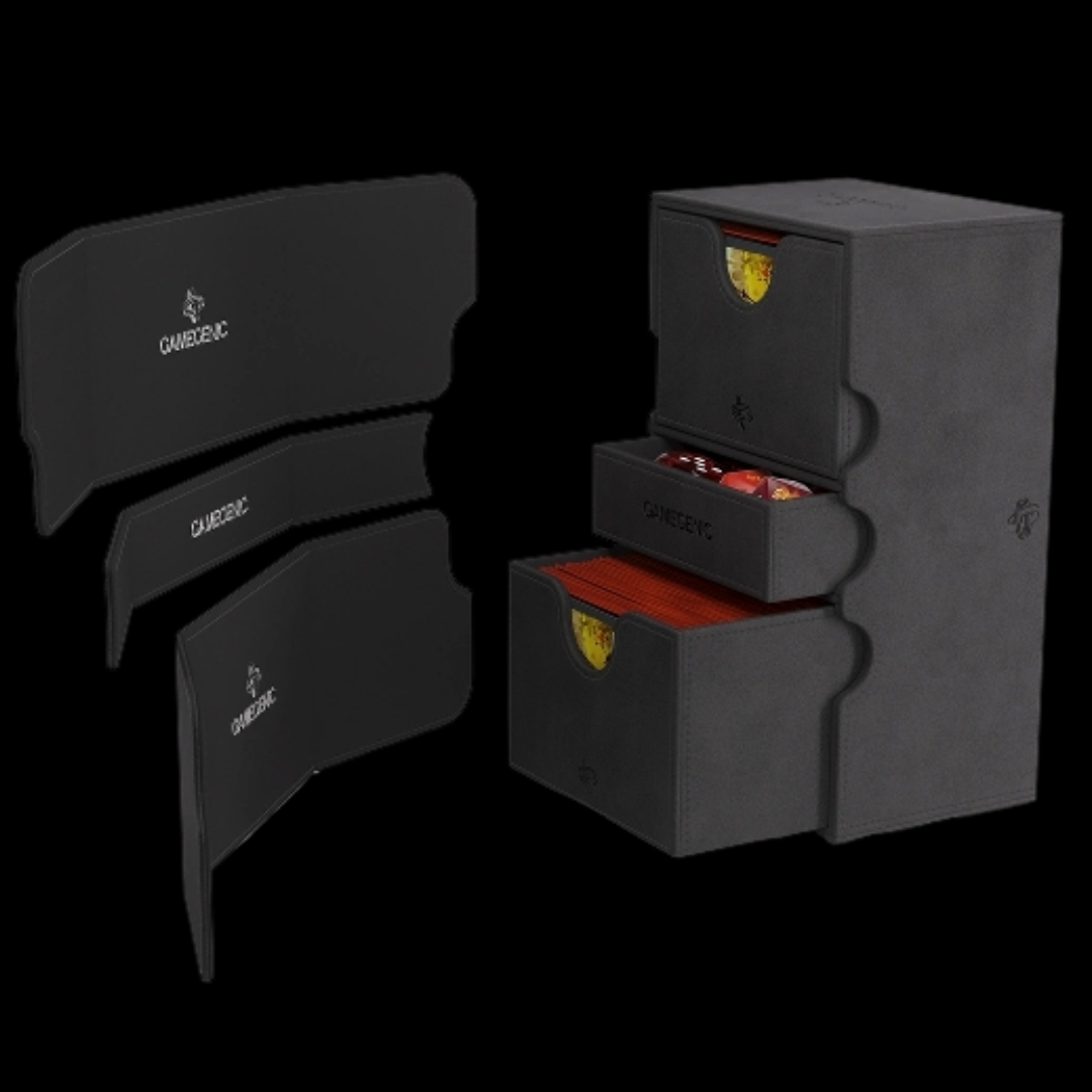 GAMEGENIC: STRONGHOLD DECK BOX 200+ XL (BLACK)