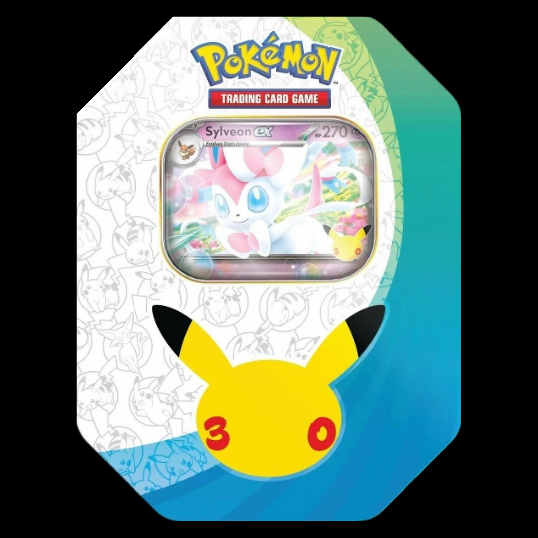 PRE ORDER Pokemon 30th Celebration ex Tin [Sylveon ex] (EXPECTED TO SHIP 12/4)