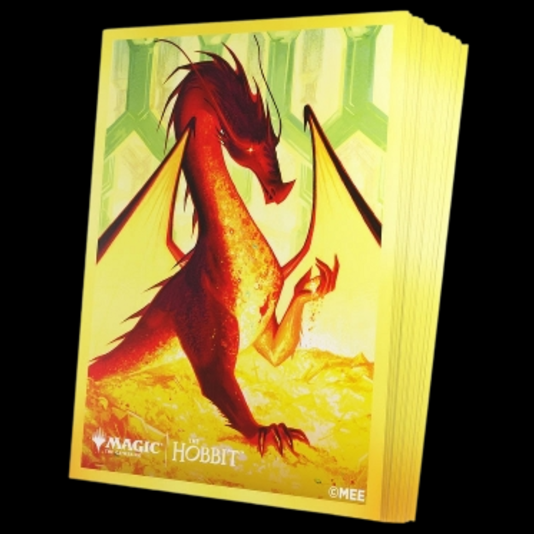 GAMEGENIC: MAGIC THE GATHERING: THE HOBBIT: PREMIUM ART SLEEVES: SMAUG THE GOLDEN