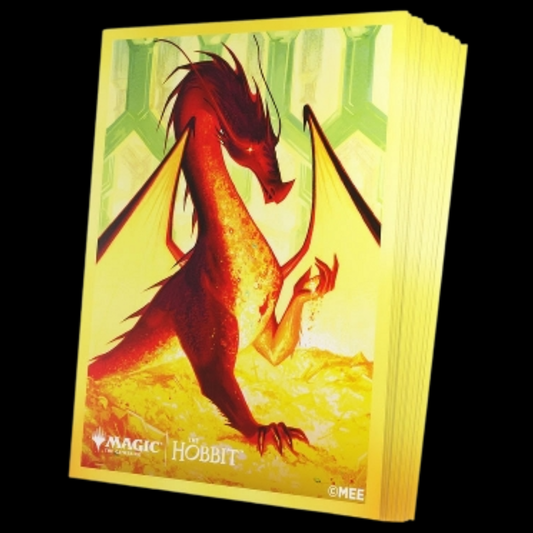 GAMEGENIC: MAGIC THE GATHERING: THE HOBBIT: PREMIUM ART SLEEVES: SMAUG THE GOLDEN