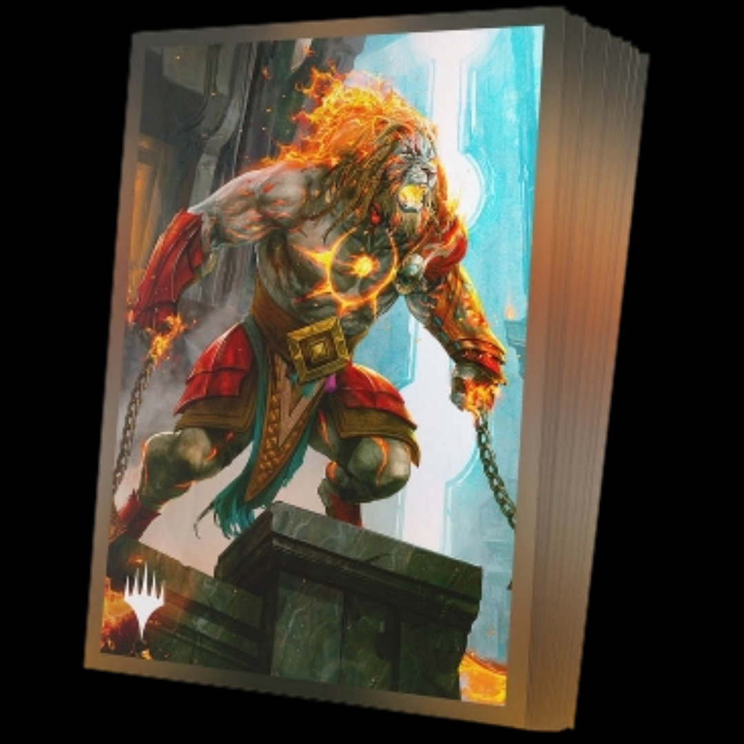 Gamegenic: Magic The Gathering: Reality Fracture: Premium Art Sleeves - Ajani, Path Of Vengeance