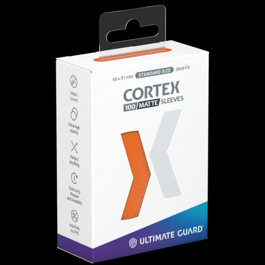 Cortex Sleeves Matte Standard Size (100) - Orange