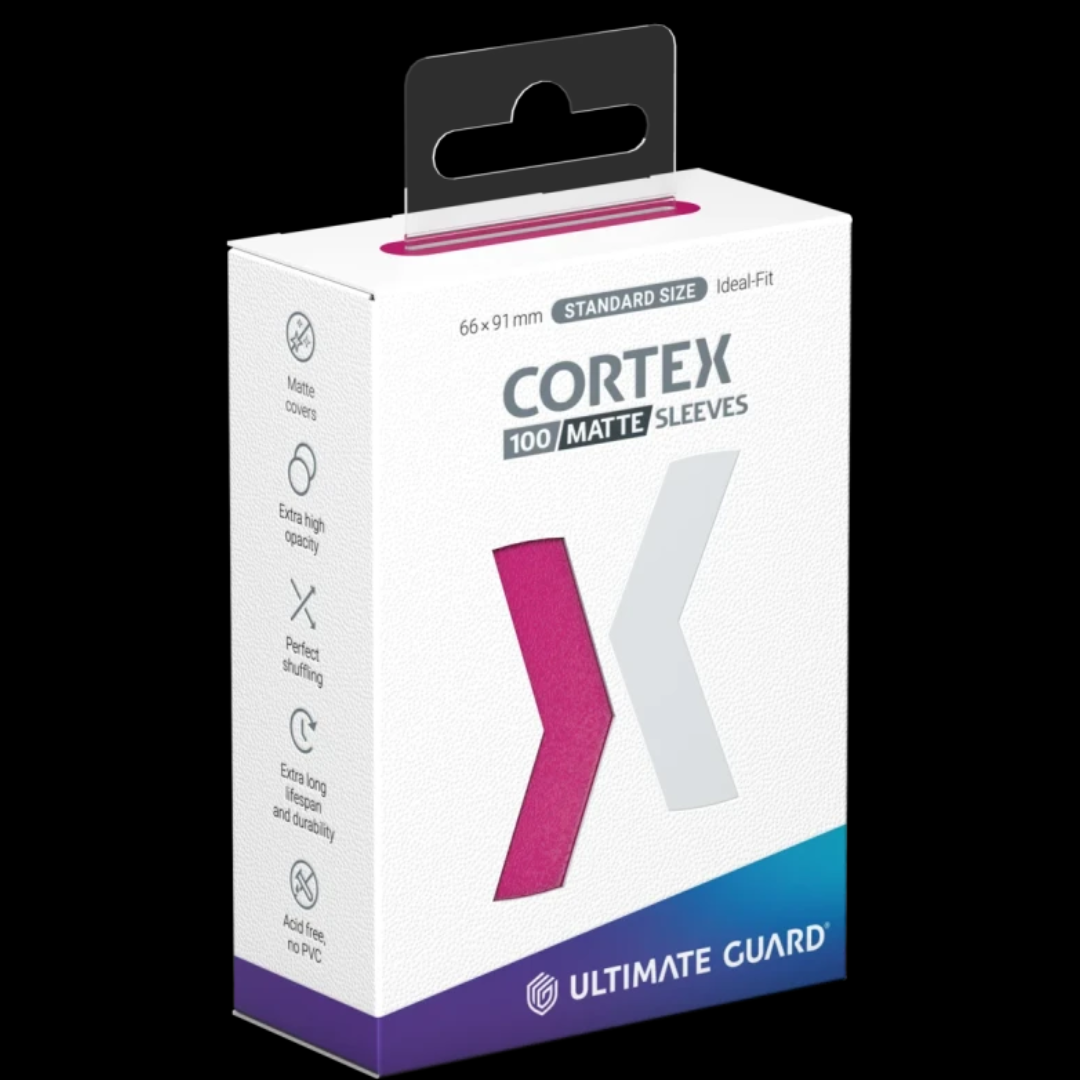 Cortex Sleeves Matte Standard Size (100) - Pink