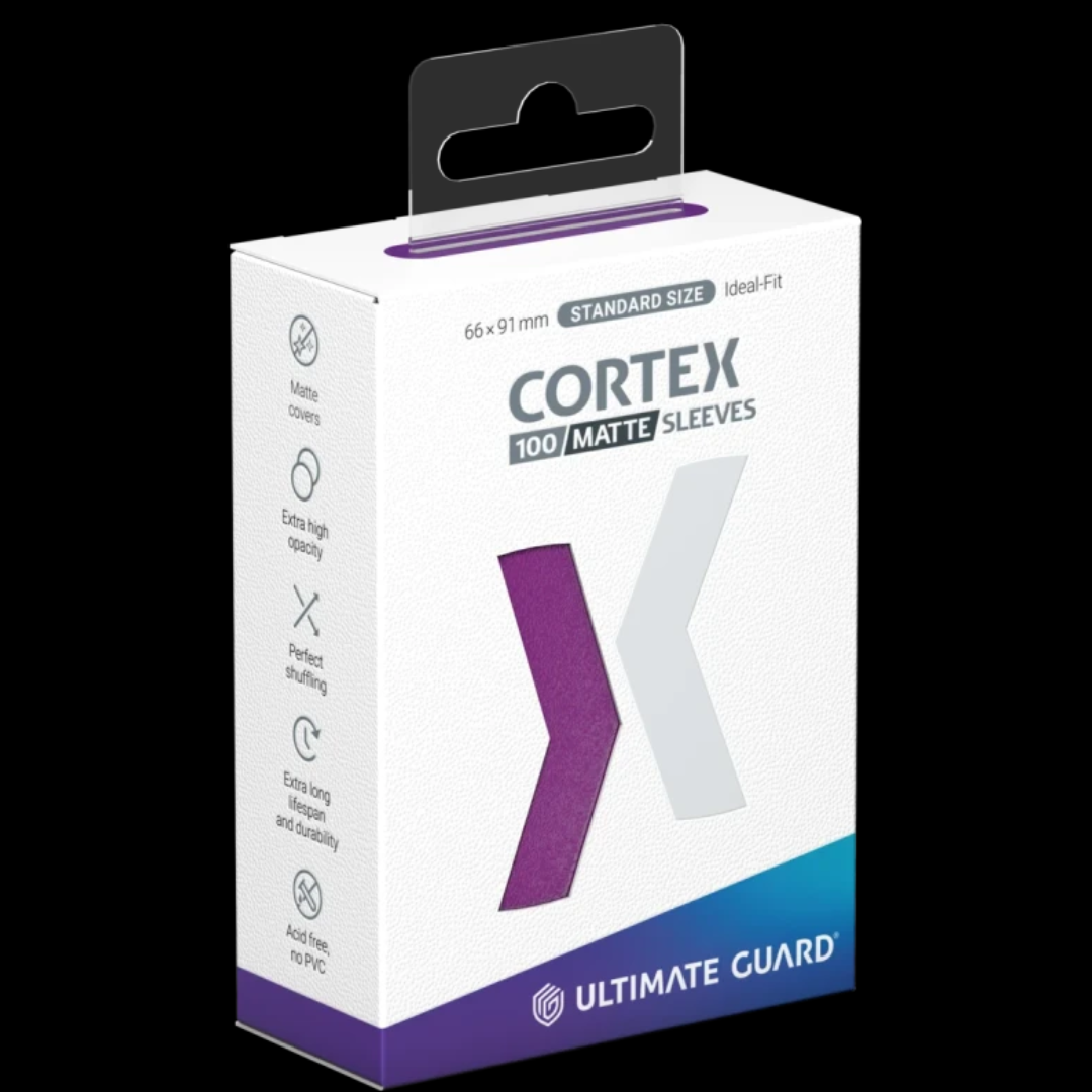 Cortex Sleeves Matte Standard Size (100) - Purple